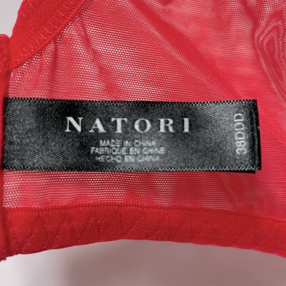 Natori Size 38DDD Showcase Full Fit Contour Underwire Coral Nylon T-Shirt Bra - Picture 10 of 13